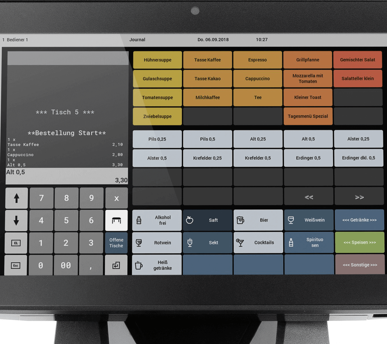 Vectron POS em utilização