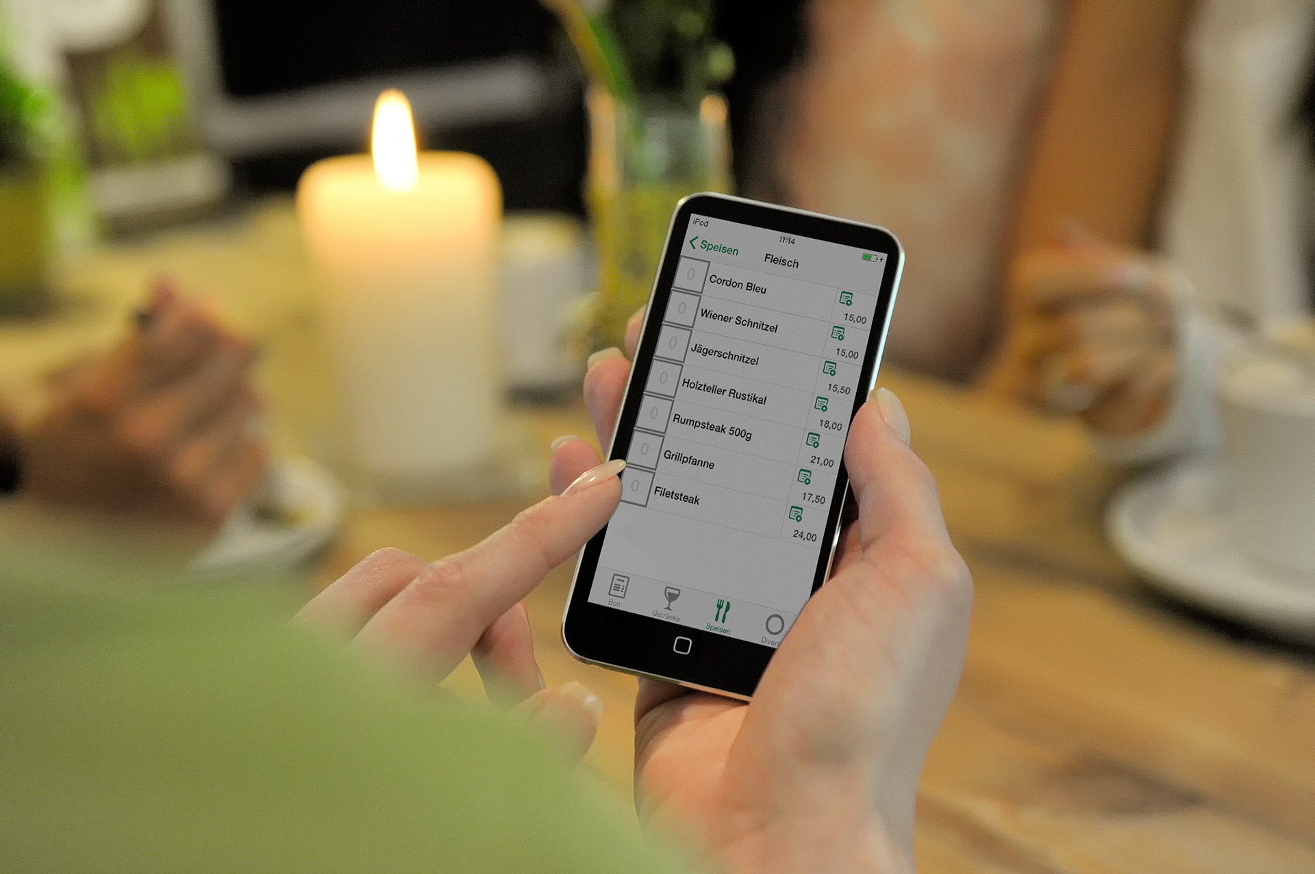 Vectron Mobile App em operação